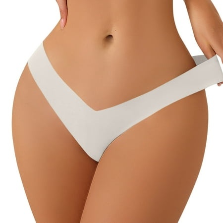 Kcodviy Women’s Seamless Bikini Panties Soft Stretch Invisibles Briefs No Show Hipster Underwear Barely There Bras for Women 4742 Boy Shorts Panties