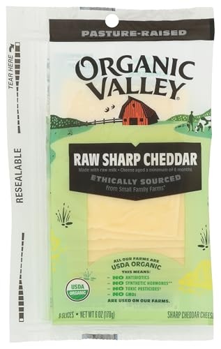 Sliced Sharp Cheddar Cheese, 6 Oz