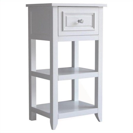 Teamson Home Dawson Wooden Nightstand, White