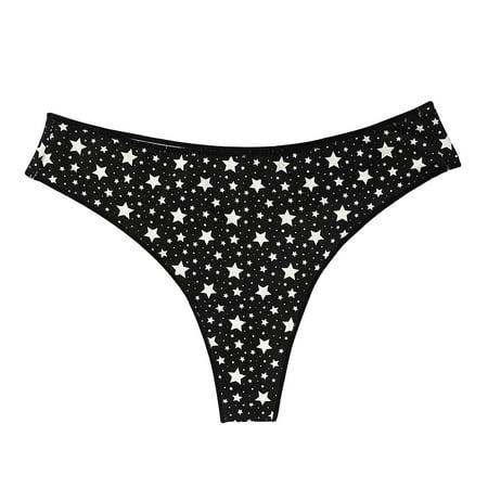 Cotton Comfort Triangle Underwear Cute Low Rise Women Thong Underwear Barely There Bras for Women 4742 Fart Underwear Pads Plus Size G String Thongs f