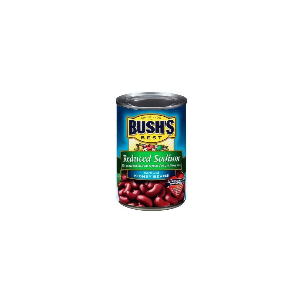 Bush's Reduced Sodium Dark Red Kidney Beans - 16oz