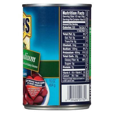 Bush's Reduced Sodium Dark Red Kidney Beans - 16oz thumbnail
