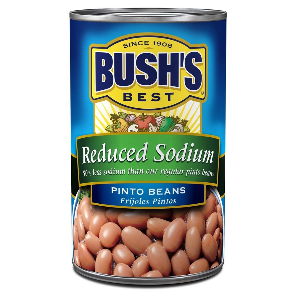Bush's Reduced Sodium Pinto Beans - 16oz