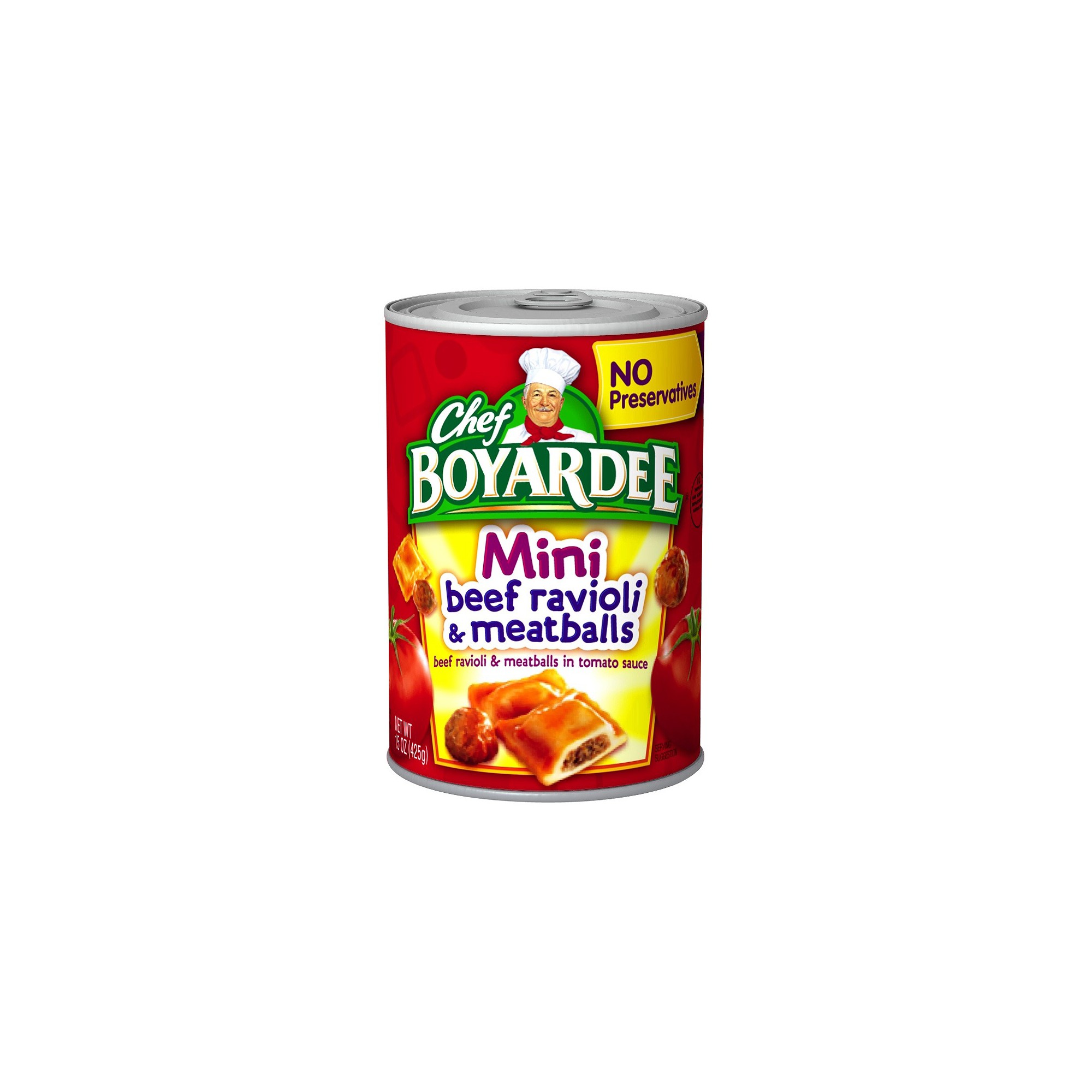 Chef Boyardee Mini Beef Ravioli & Meatballs 15 Oz thumbnail