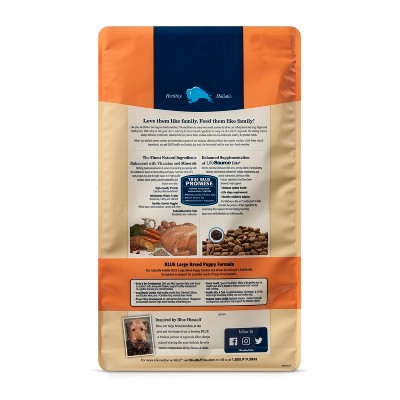 Blue Buffalo Puppy Chicken & Brown Rice Large Breed Dry Dog Food - 15lbs thumbnail