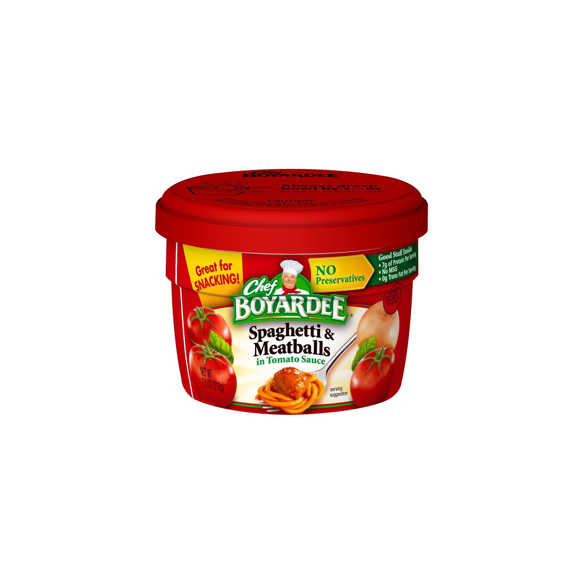 Chef Boyardee Spaghetti with Meatballs Cup 7.5 Oz thumbnail