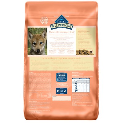 Blue Buffalo Wilderness High Protein, Natural Puppy Large Breed Dry Dog Food, Chicken 20-lb thumbnail