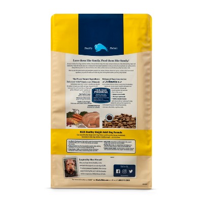 Blue Buffalo Adult Healthy Weight Chicken & Brown Rice Dry Dog Food - 15lb thumbnail