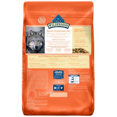 Blue Buffalo Wilderness High Protein Large Breed Chicken Dry Dog Food for Adult Dogs  Grain-Free  20 Lb. Bag thumbnail