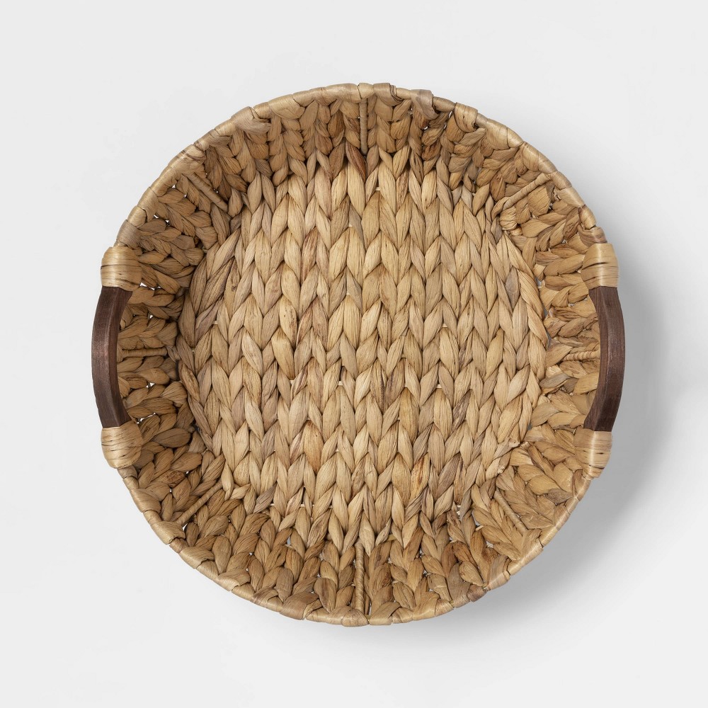 Cravings by Chrissy Teigen Water Hyacinth Basket with Wood Handles