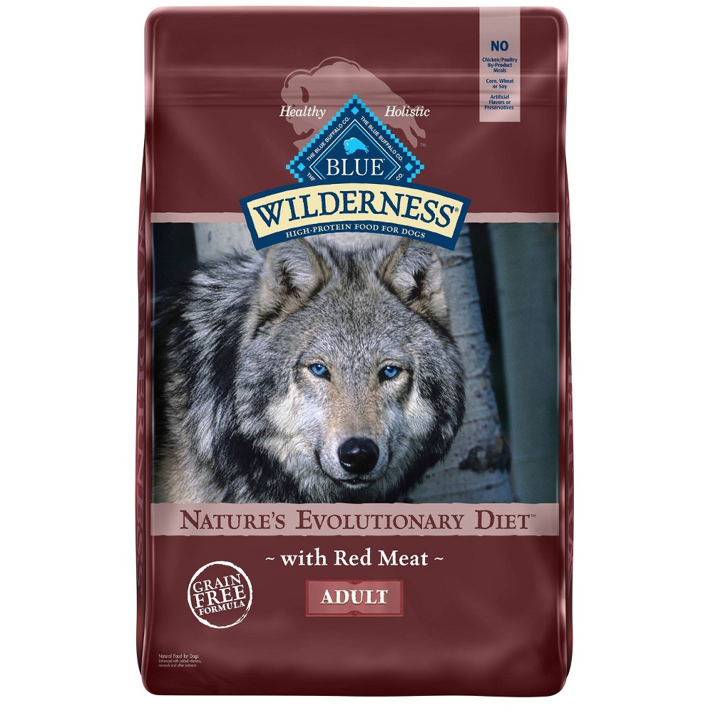 Blue Buffalo: Wilderness Adult Dog Food Red Meat Recipe, 11 Lb (2635401)