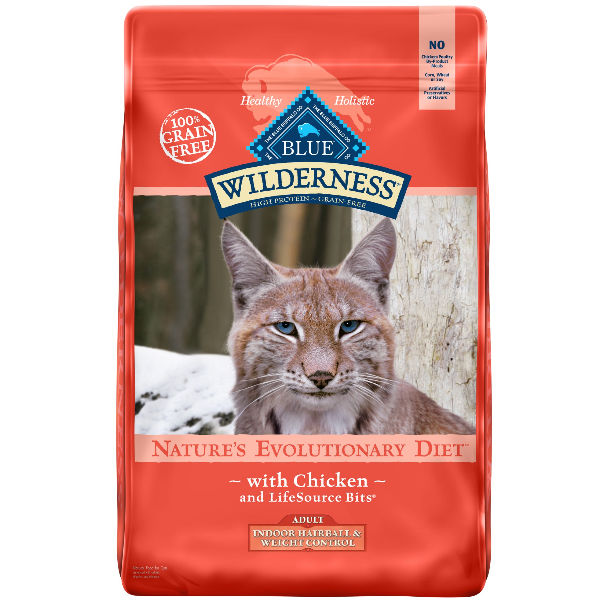 Blue Buffalo Wilderness Dry Cat Food  Weight and Hairball Control  Chicken  9.5-lb. Bag thumbnail