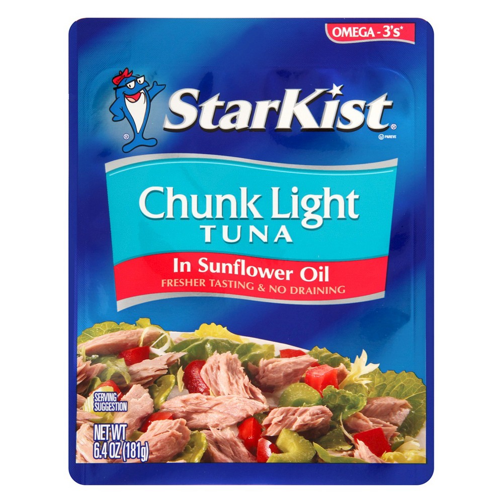 StarKist Chunk Light Tuna in Sunflower Oil Pouch - 6.4 Oz