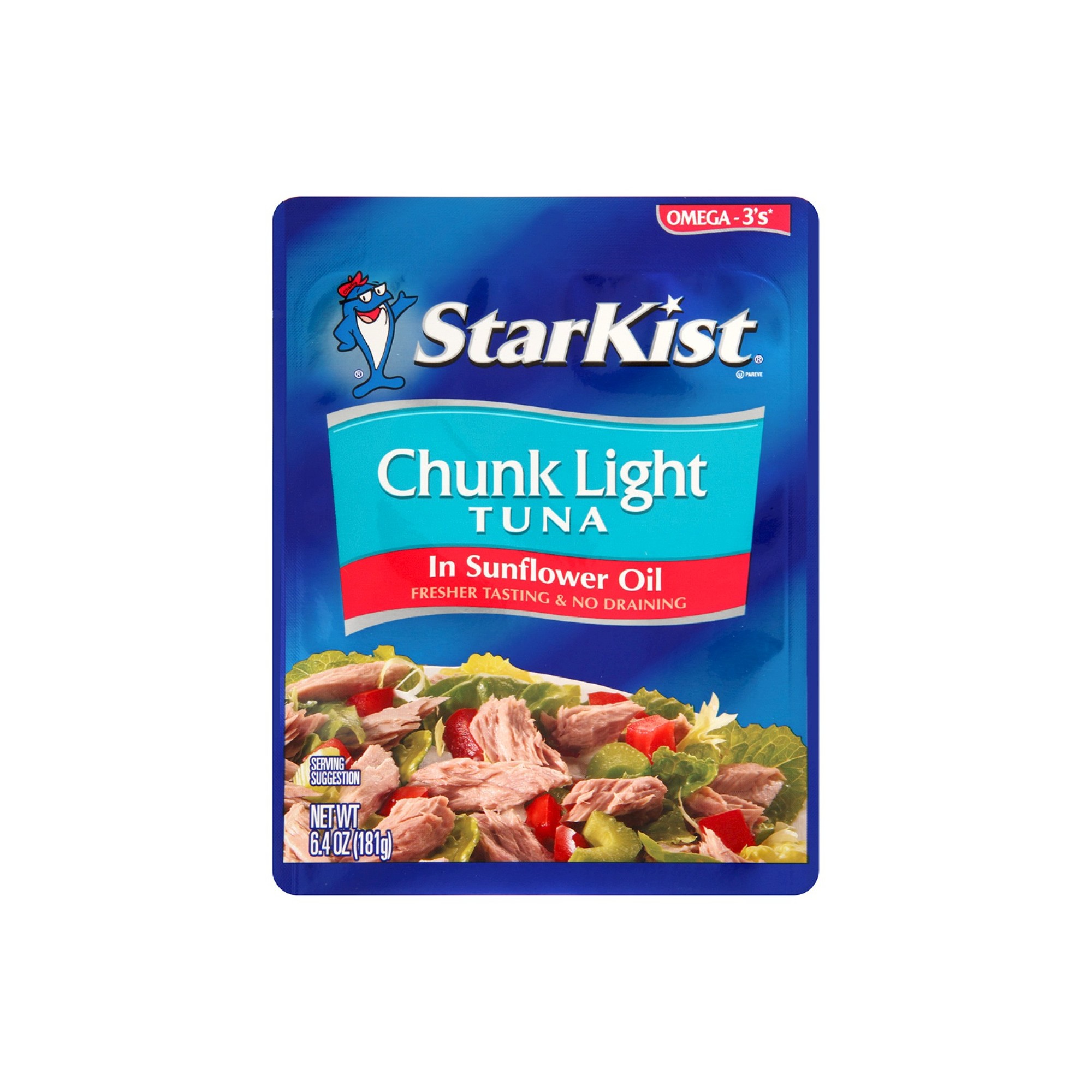 StarKist Chunk Light Tuna in Sunflower Oil Pouch - 6.4 Oz thumbnail