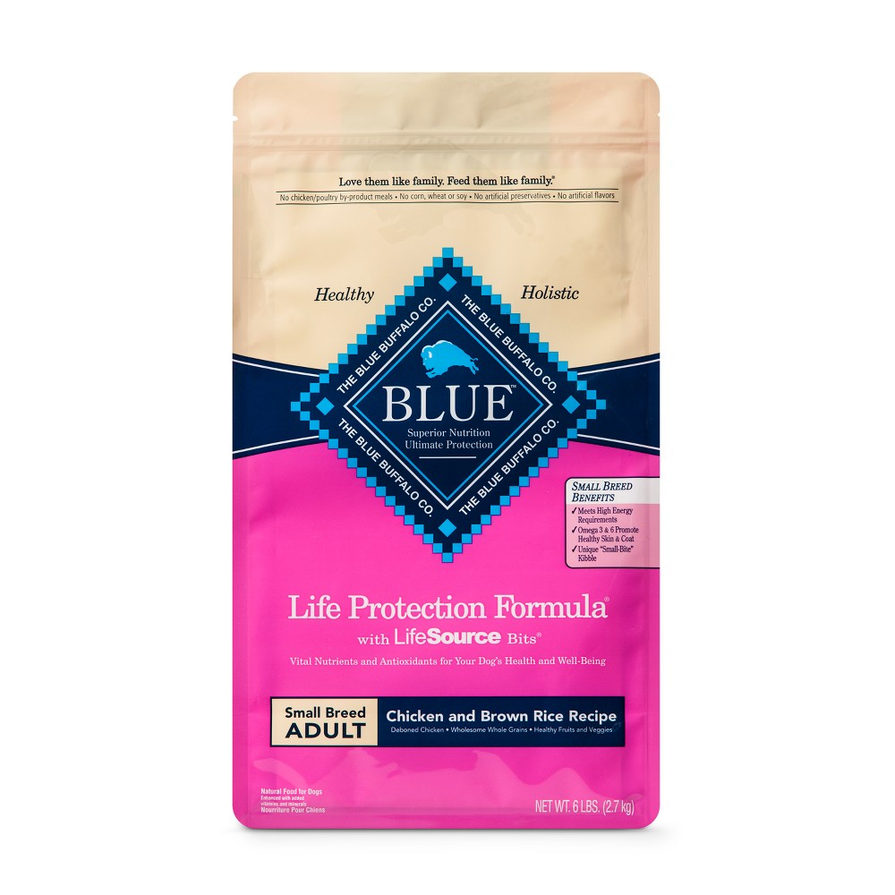 Blue Buffalo Adult Chicken & Brown Rice Small Breed Dry Dog Food - 6lb