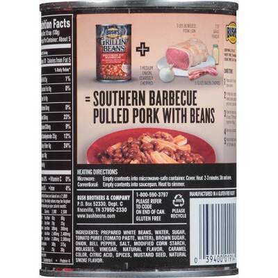 Bush's Southern Pit Barbecue Grillin' Beans - 22oz thumbnail