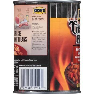 Bush's Southern Pit Barbecue Grillin' Beans - 22oz thumbnail