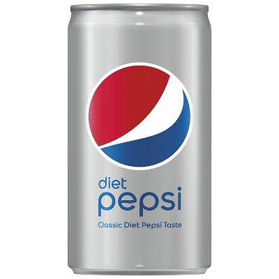 Diet Pepsi Cola Soda Pop  7.5 Fl Oz  10 Pack Cans thumbnail