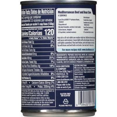 Bush's Garbanzo Beans - 16oz thumbnail