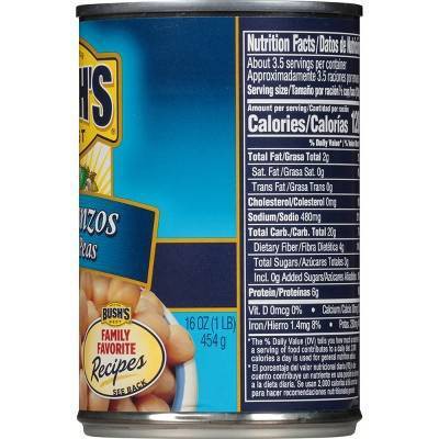 Bush's Garbanzo Beans - 16oz thumbnail