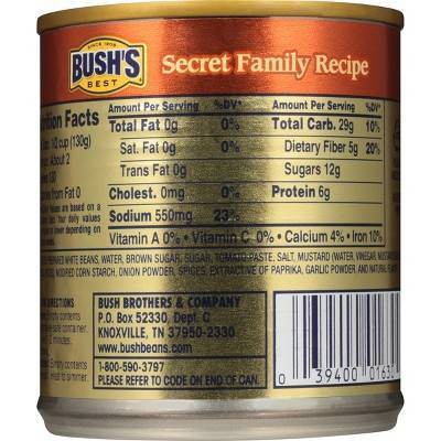 Bush's Vegetarian Baked Beans - 8.3oz thumbnail