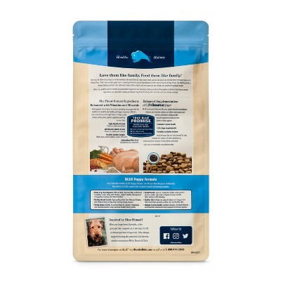 Blue Buffalo Puppy Chicken & Brown Rice Dry Dog Food - 6lb thumbnail