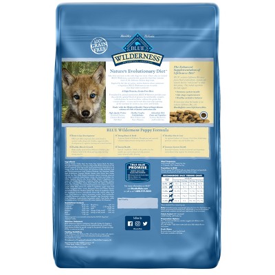Blue Buffalo Wilderness Grain Free with Chicken Puppy Dry Dog Food - 20lbs thumbnail