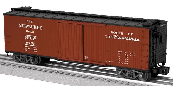 Lionel 6-81066 O Milwaukee Road Double-Sheathed Boxcar #8775