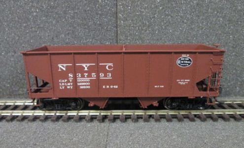 Adair Shops 4081 HO Weights Bowser H22a Hopper Car