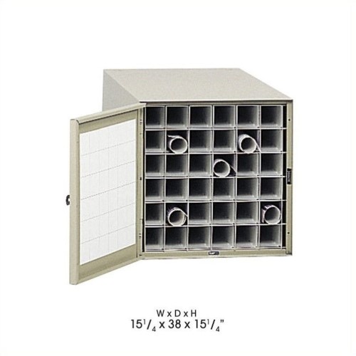 Safco Stackable Steel Blueprint Storage Roll File - 36 Roll Model