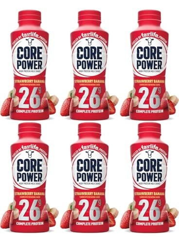 Fairlife Core Power 26g High Protein Milk Shakes Variety 12 Pack 14 Fl Oz- Vanilla, Chocolate, Strawberry Bananna - Ready to Drink for Workout Recover thumbnail