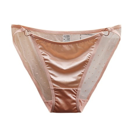 Barely There Bras for Women 4742 Women S Low Waist Lace Briefs Solid Color Cotton Crotch Underwear Panties