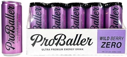 ProBaller Ultra Premium Energy Drink - Wild Berry ZERO