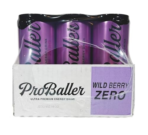 ProBaller Ultra Premium Energy Drink - Wild Berry ZERO thumbnail