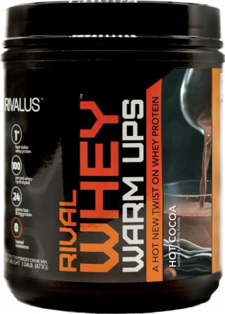 Rival Whey Warm Ups Hot Cocoa 15 Servings - Protein Powder RIVALUS