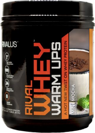Rival Whey Warm Ups Mint Mocha 15 Servings - Protein Powder RIVALUS