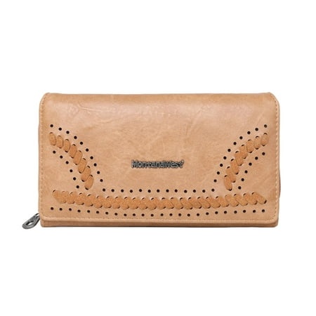 Montana West Ladies Western Stitch Collection Beige Wallet MW1089-W010TN