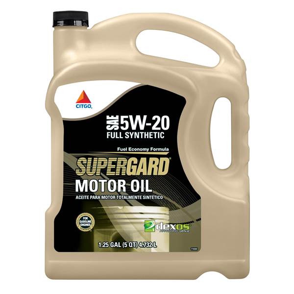 Citgo 5 Qt Supergard Full Synthetic 5W-20 Motor Oil
