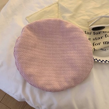 LinYooLi Rose Red Fragrant Breeze Beret for Women in Spring and Autumn  Versatile for Women  Bud Painter Hat  Big Head Surrounding Face  Small Hat Tre