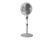 Pedestal Fan, Gry, 1555/1345/1000cfm, 16in.