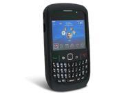 5 Pack -Wireless Solutions Black Soft Silicone Gel Skin Cover Case for BlackBerry Curve 8520 8530