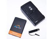 New 3070 MAh Standard Battery External Charger Touch Pen for LG Optimus F3 MS659