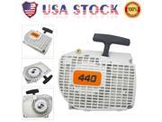 Recoil Rewind Pull Starter #1128 080 2104 Assembly for Stihl 044 US Shipping
