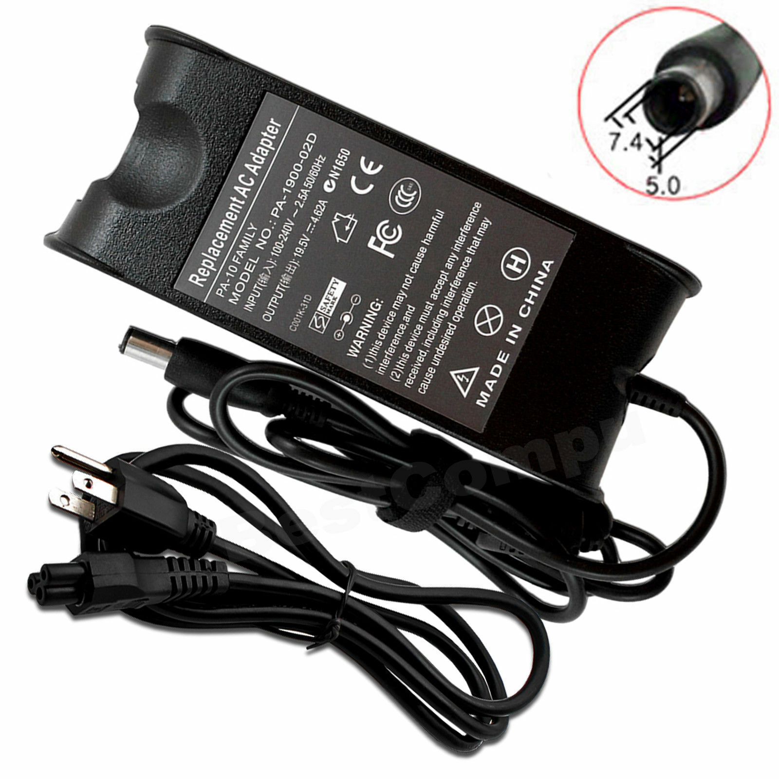90W AC Adapter Charger Cord for Dell Precision M4600 M6600 VOSTRO 3460 3555 3560