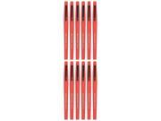 Paper Mate Flair Felt Tip Pens Medium Point Red 12-Count Medium Tip 12-Pack