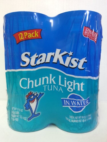 Starkist Chunk Light Tuna in Water 5 Ounce Can (Pack of 12)