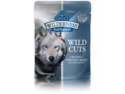 Blue Buffalo Wilderness Trail Toppers Wild Cuts High Protein Grain Free, Natural Wet Dog Food, Chunky Chicken Bites in Hearty Gravy 3-Oz Pouch (Pack O