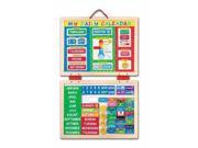 Melissa & Doug My First Daily Magnetic Calendar Toy Kids Play Game Child Learn