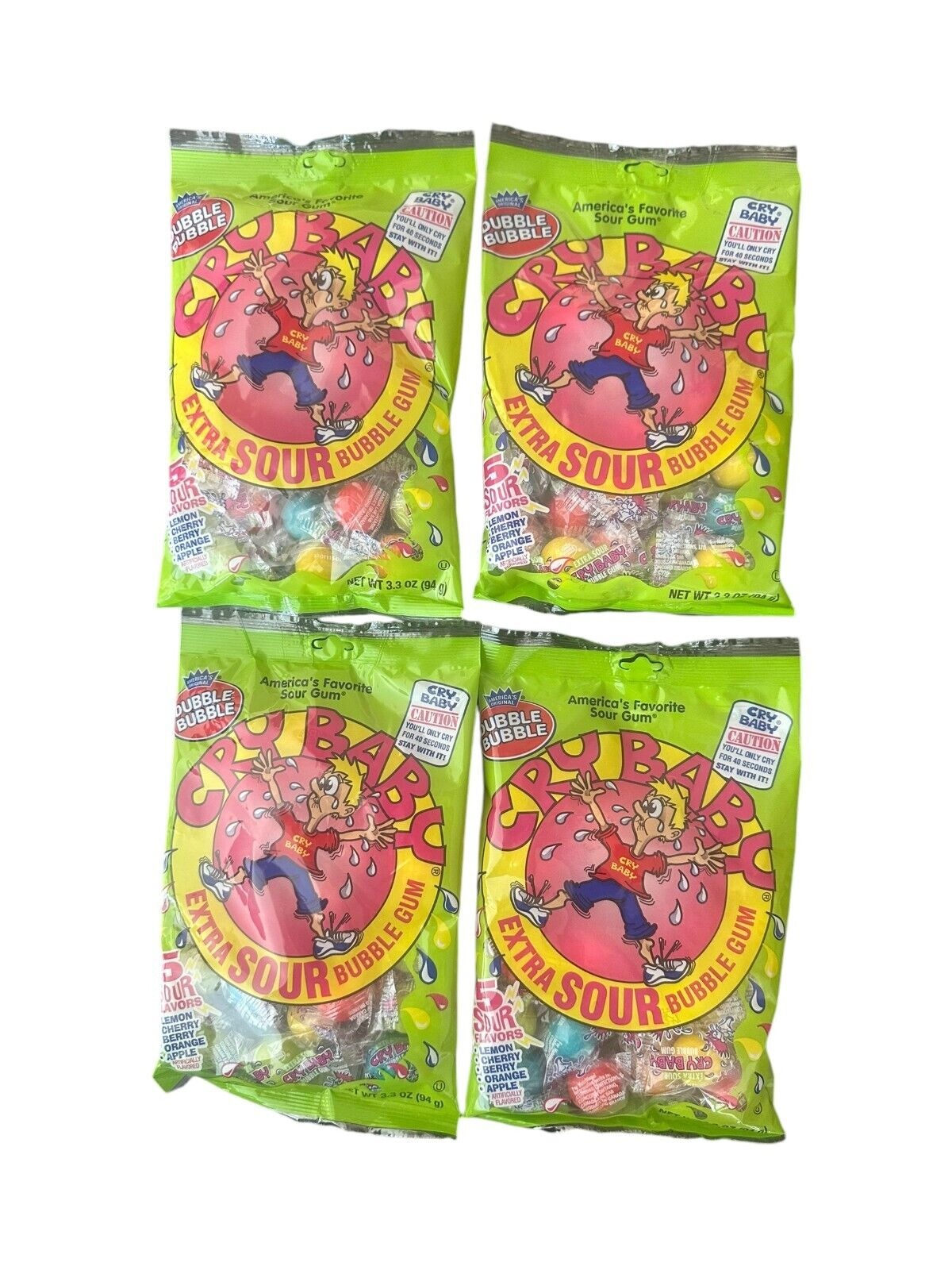 4 X Bags/Lot Dubble Bubble Gum *YOU CHOOSE* Gumballs 3.3 Oz-4 Oz Each Exp. 3/25+