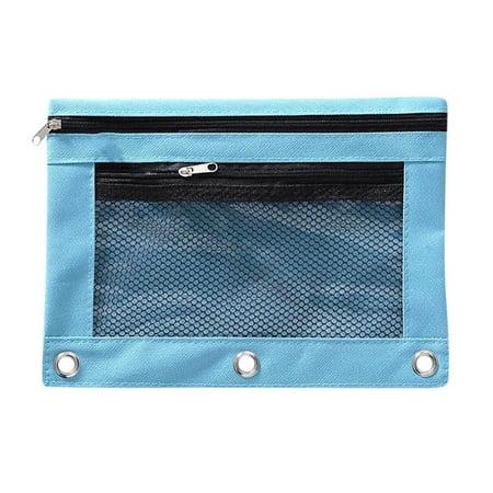 Quinlirra Easter Clearance Pencil Pouch 3 Ring  Zipper Pencil Pouches Case Binder Cosmetic Bag Gifts for Women